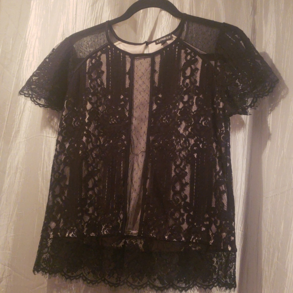 Express lace blouse